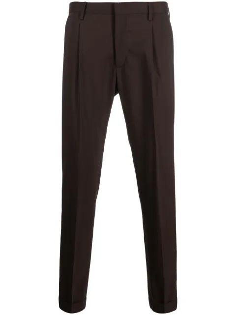 Briglia 1949 pleated cropped chino trousers