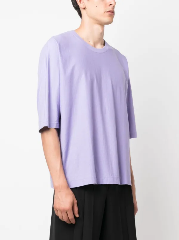 Homme Plissé Issey Miyake short-sleeved Cotton T-shirt - Farfetch