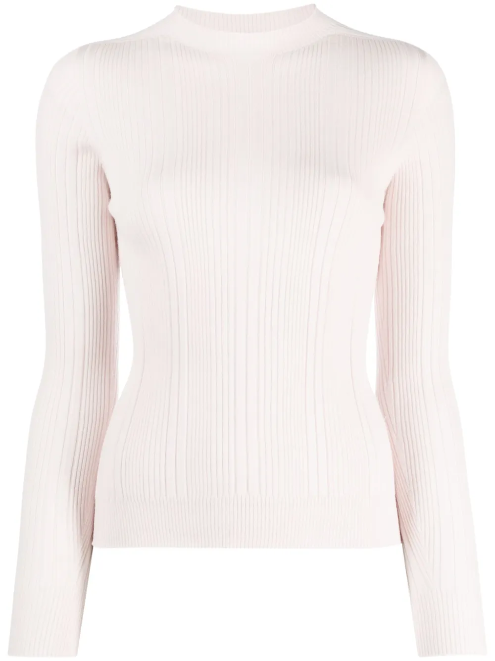 Peserico crew-neck ribbed-knit jumper - Rosa