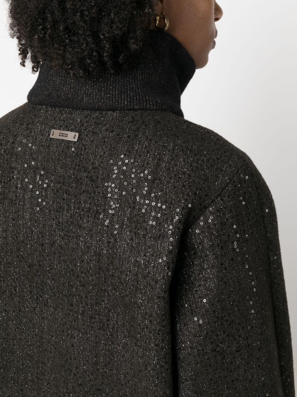 Peserico Sequinned layered-sleeve Jacket - Farfetch