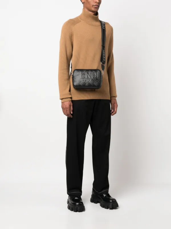FENDI Bolsa Transversal Fendi Shadow | Preto | FARFETCH BR