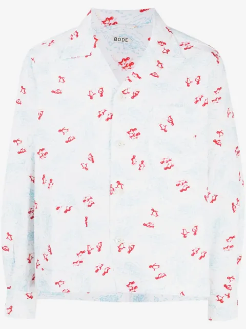 BODE camisa con estampado gráfico