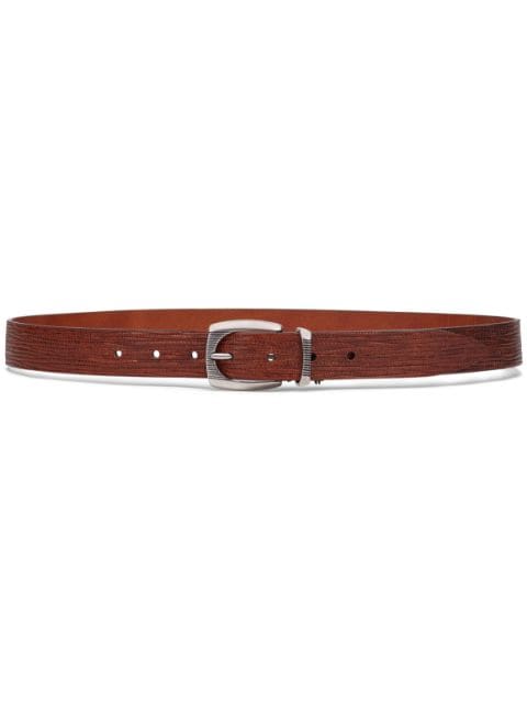 Brunello Cucinelli ardillon-buckle leather belt