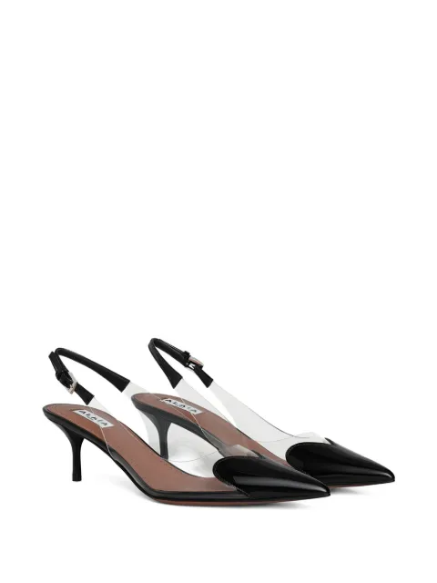 Alaïa Le Coeur pointed leather pumps