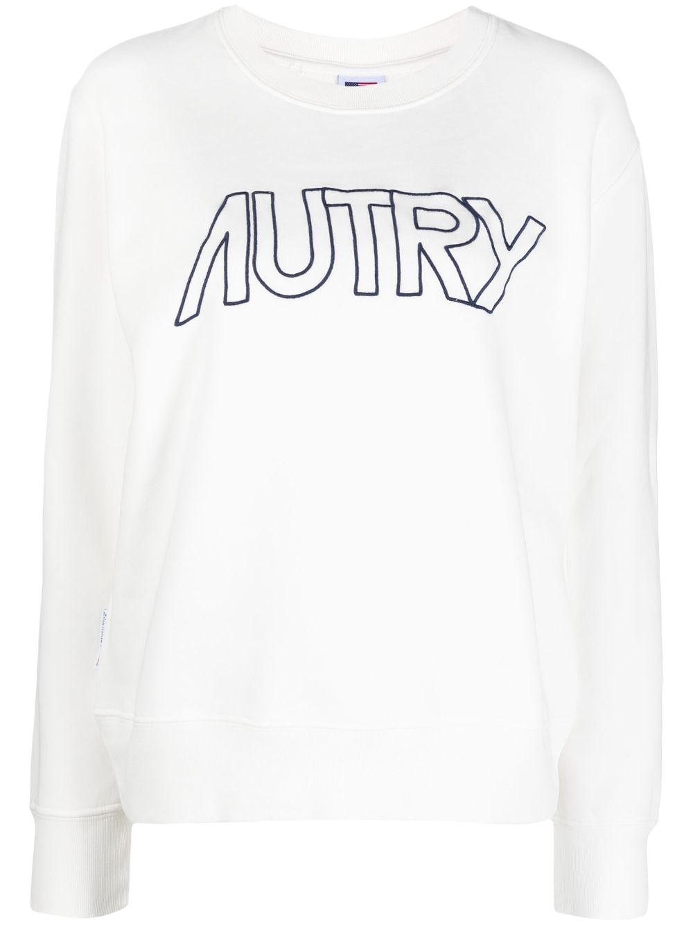 Autry T-shirt met geborduurd logo Wit