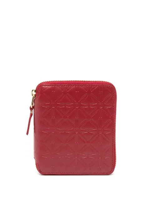 Comme Des Garçons Wallet logo-embossed leather wallet