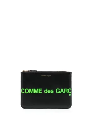 Comme Des Garçons Wallet Huge Logo L-shape Wallet | Black | FARFETCH