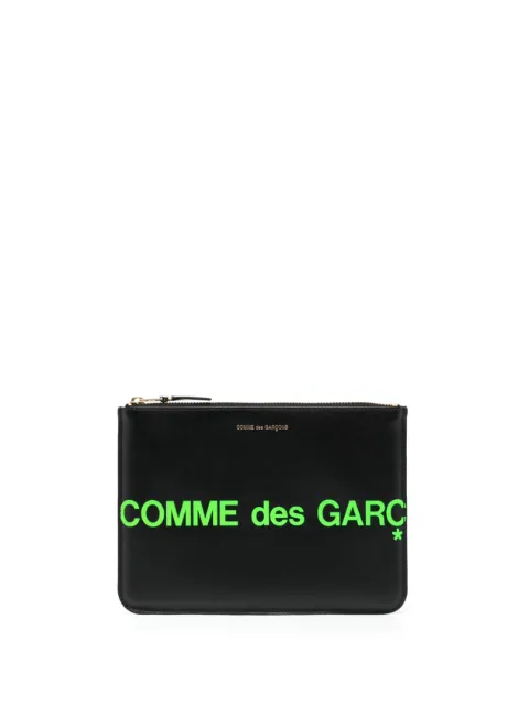 Comme Des Garçons Wallet cartera con logo estampado