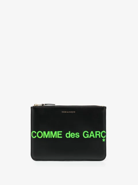 Comme Des Garçons Wallet cartera con logo estampado
