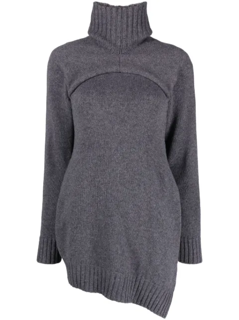 Jil Sander layered ribbed-knit jumper