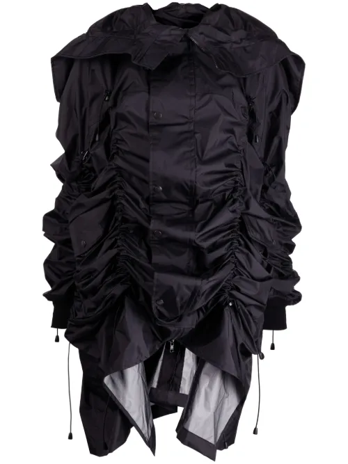 Veste en laine à détails de fronces - Junya Watanabe - Modalova
