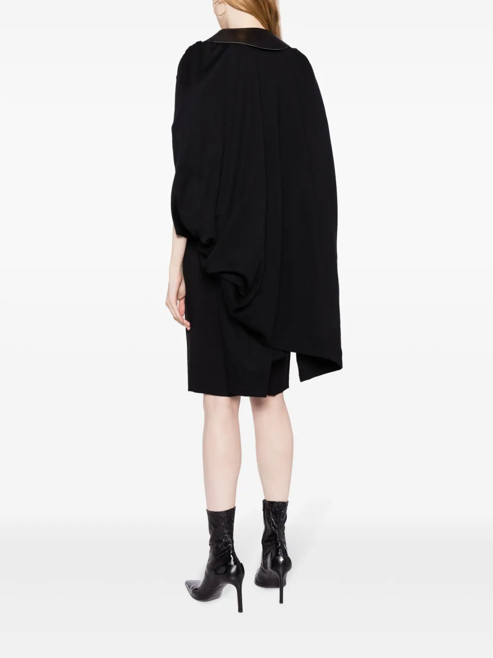 Shop Junya Watanabe Sleeveless Biker Jacket In Black