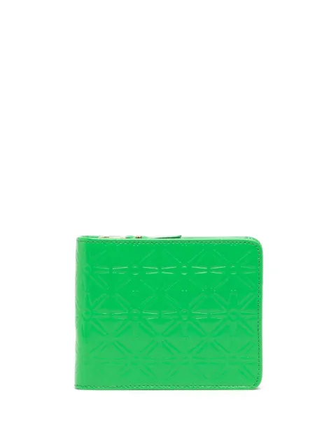 Comme Des Garçons Wallet embossed leather wallet