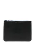 Comme Des Garçons Wallet debossed-logo leather wallet - Black
