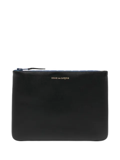 Comme Des Garçons Wallet debossed-logo leather wallet