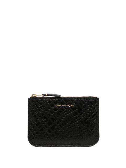 Comme Des Garçons Wallet logo-print leather wallet