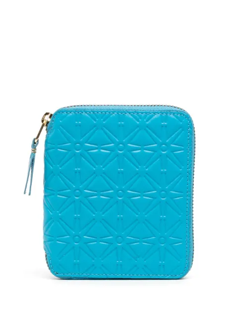 Comme Des Garçons Wallet embossed-finish leather wallet