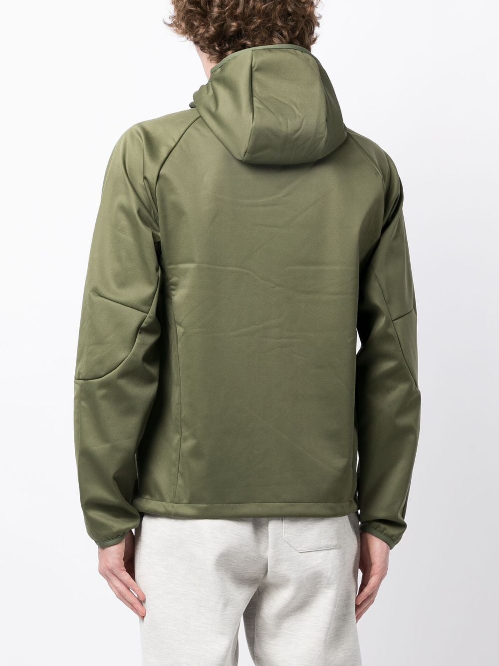 Shop Polo Ralph Lauren Thor Logo-embroidered Hooded Jacket In Green