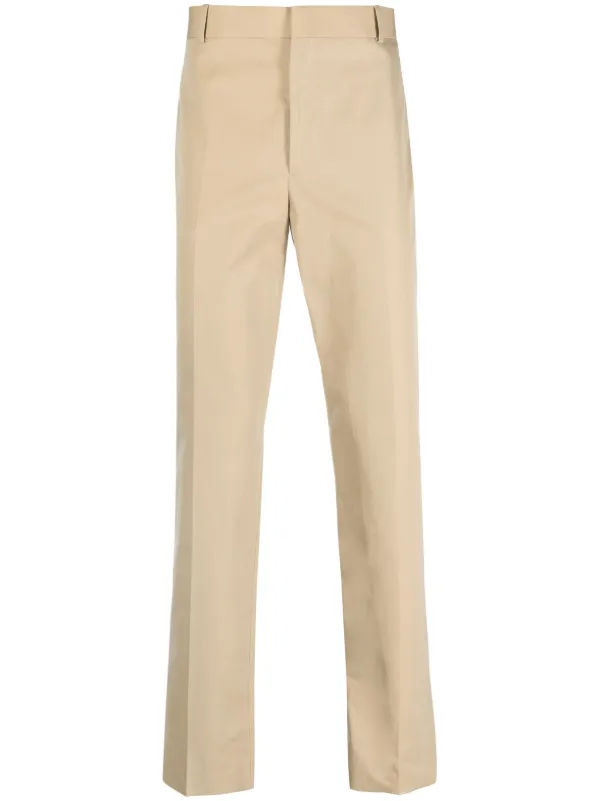 cotton cigarette trousers Alexander Mcqueen Cotton Cigarette Trousers