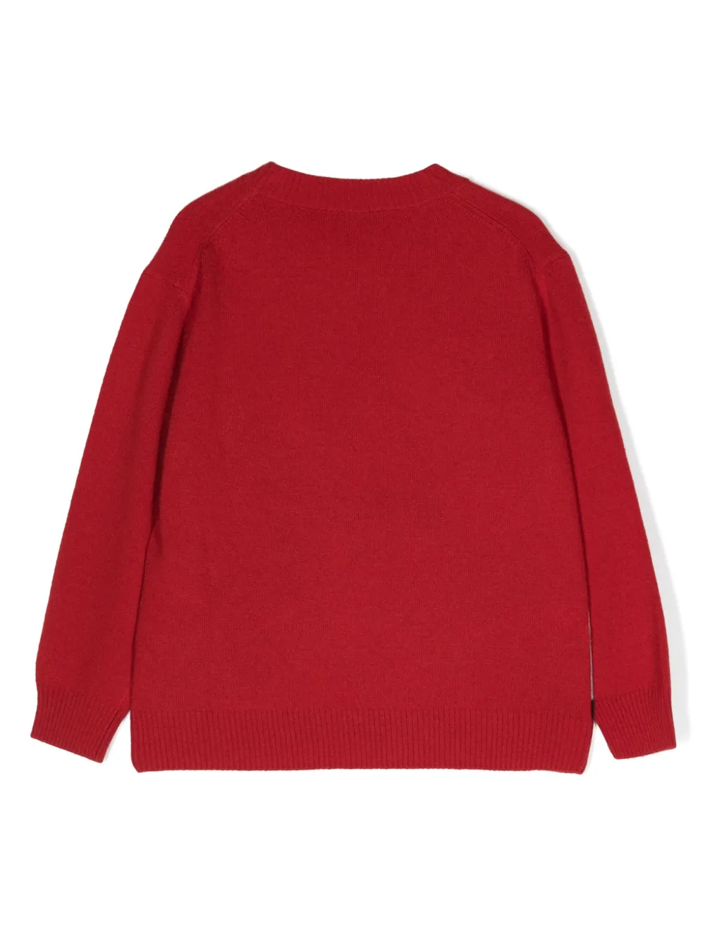 Il Gufo Intarsia trui - Rood