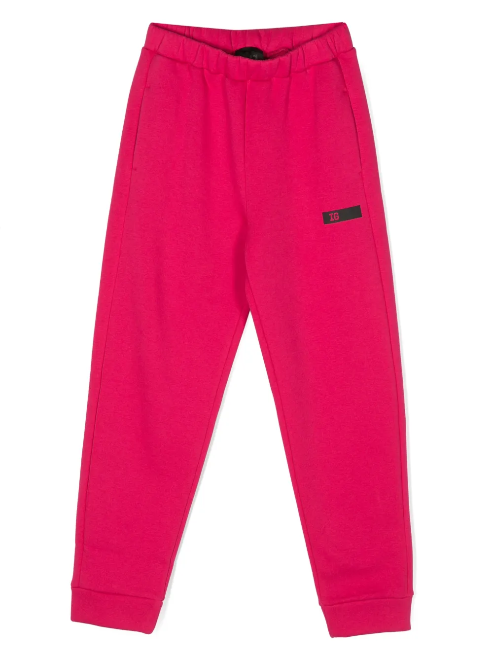 Il Gufo Trainingsbroek met logoprint Roze