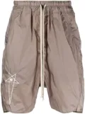 Rick Owens X Champion embroidered-logo drawstring shorts - Neutrals