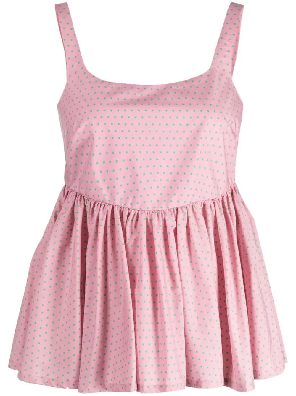 Molly Goddard Jeremy Top In Pink