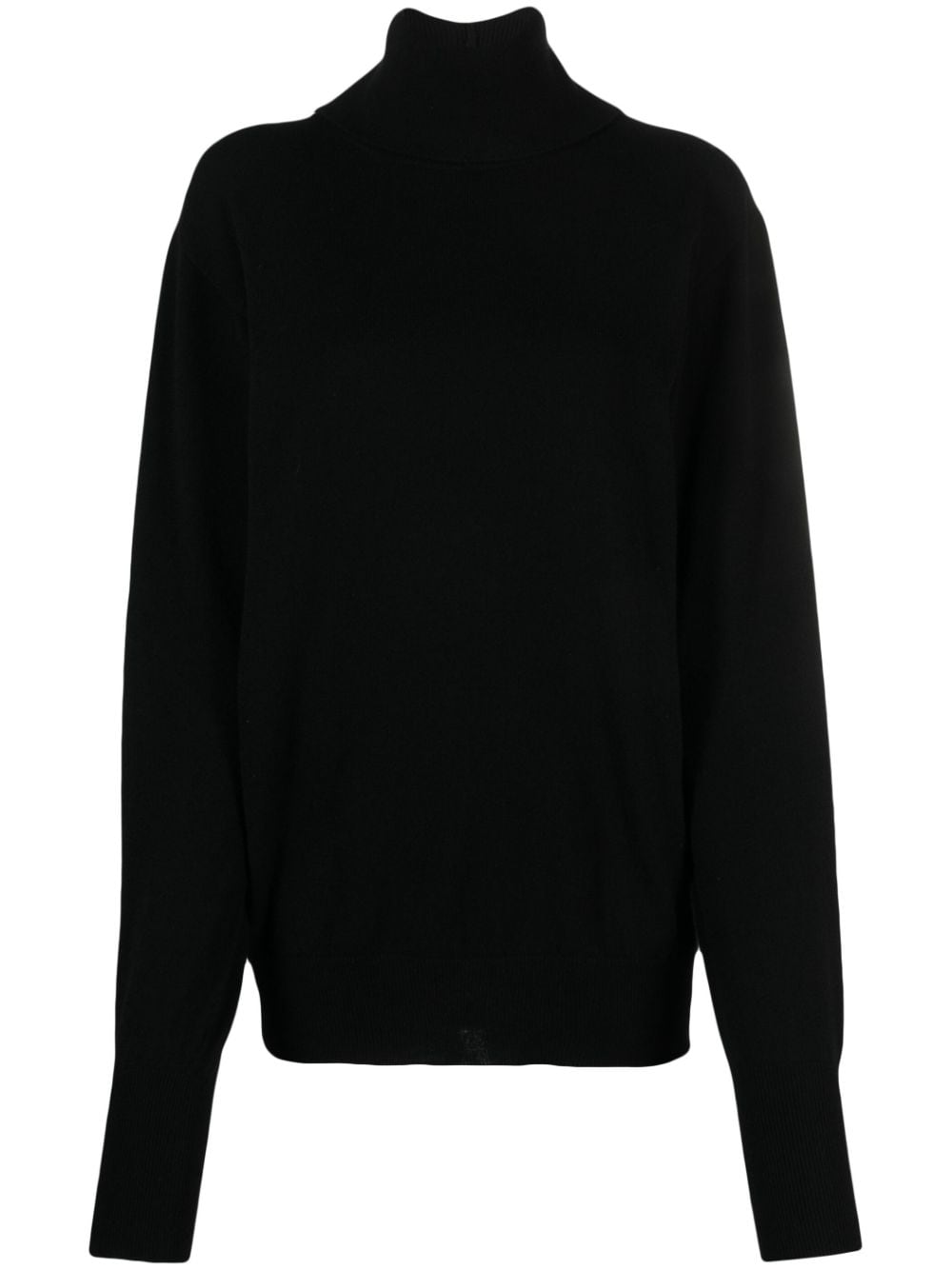 Jil Sander roll-neck cashmere jumper - Black