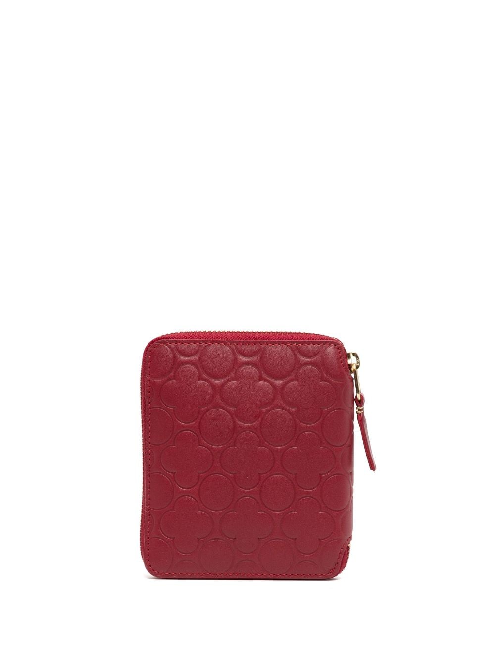 Comme Des Garçons Wallet Leren portemonnee - Rood