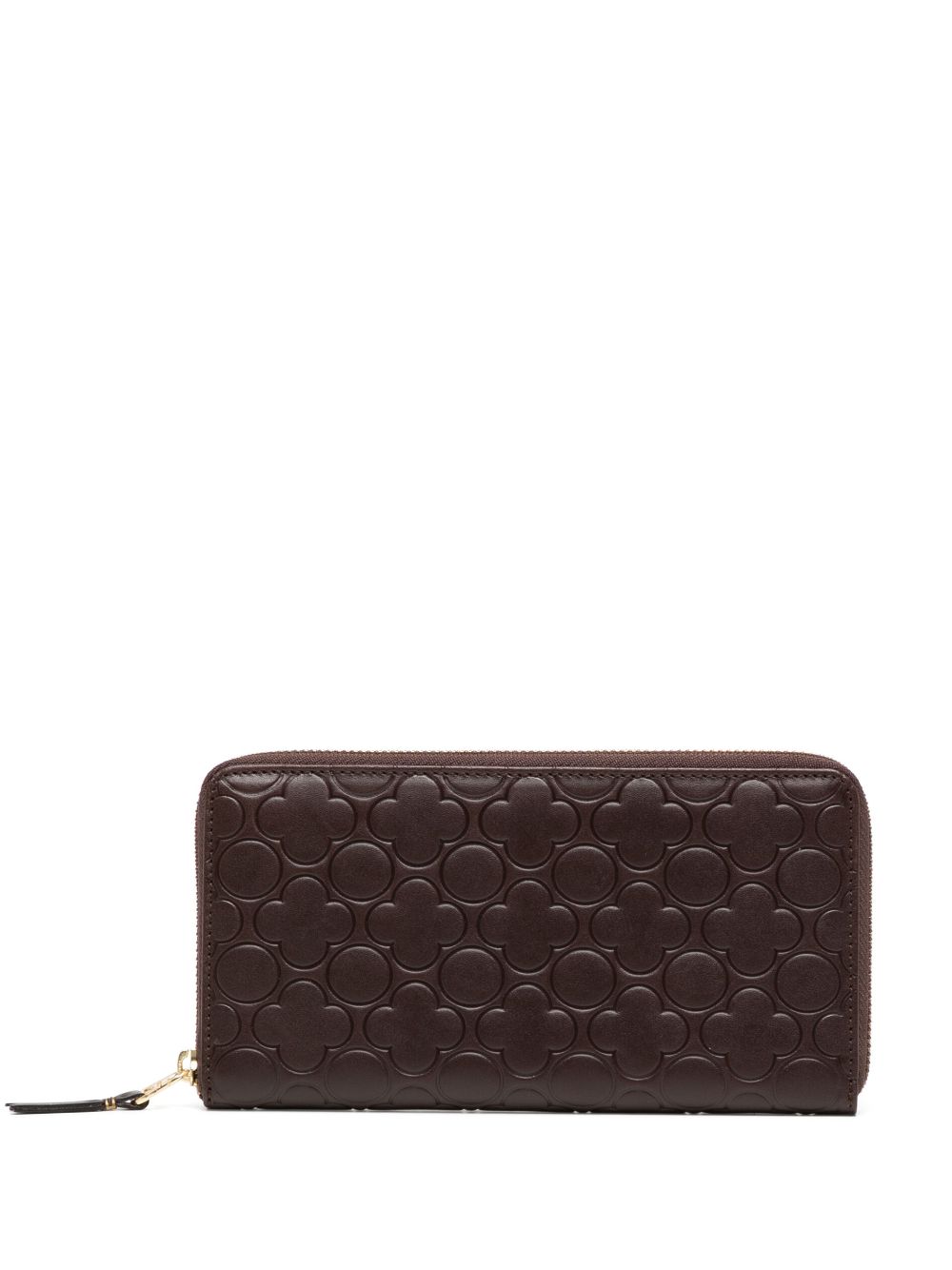 Comme Des Garçons Wallet Portemonnee met monogram - Bruin