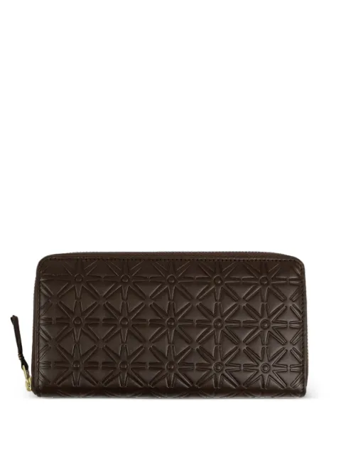 Comme Des Garçons Wallet monogram-pattern leather wallet