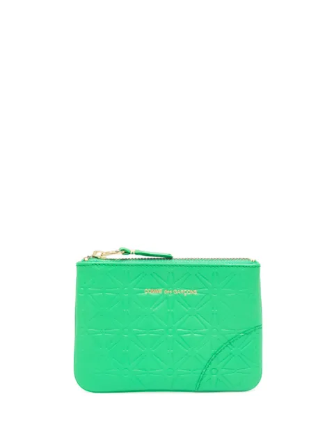 Comme Des Garçons Wallet cartera pequeña con motivo en relieve 