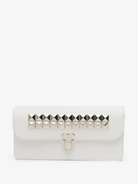 Comme Des Garçons Wallet stud-embellished leather wallet