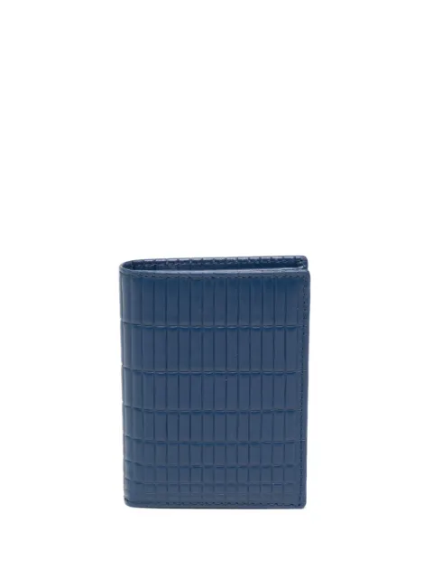 Comme Des Garçons Wallet cartera plegable con diseño en relieve 
