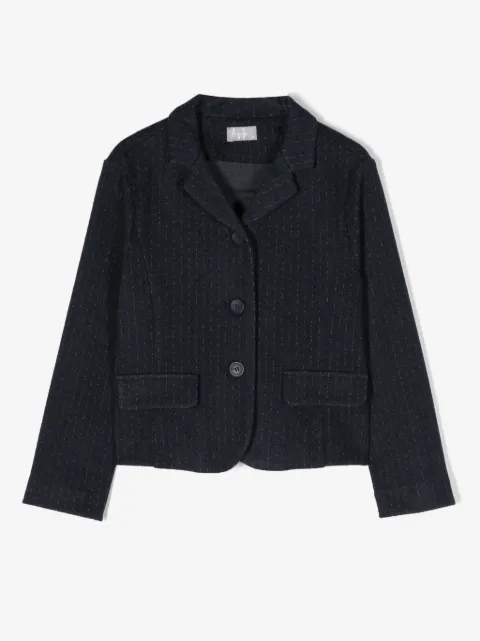 Il Gufo stripe-pattern single-breasted blazer 