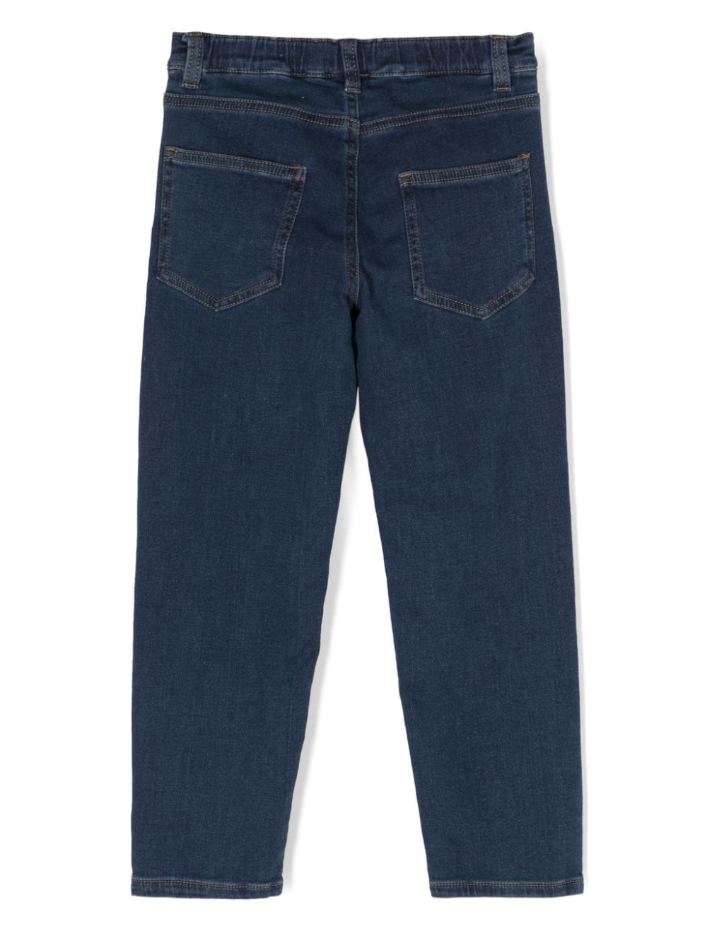 Il Gufo Jeans met logopatch - Blauw