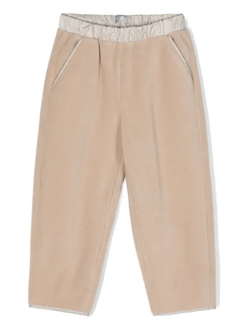 Il Gufo fleece-texture track pants