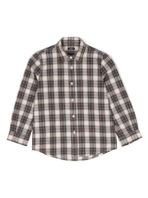 Il Gufo plaid check-pattern cotton shirt
