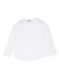 Il Gufo bib-collar button-up shirt - White