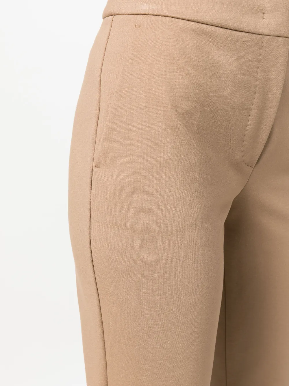 Shop 's Max Mara Mid-rise Cropped Trousers In 中性色