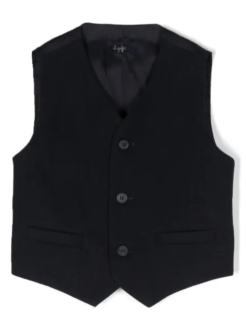 Il Gufo gathered-detail gilet