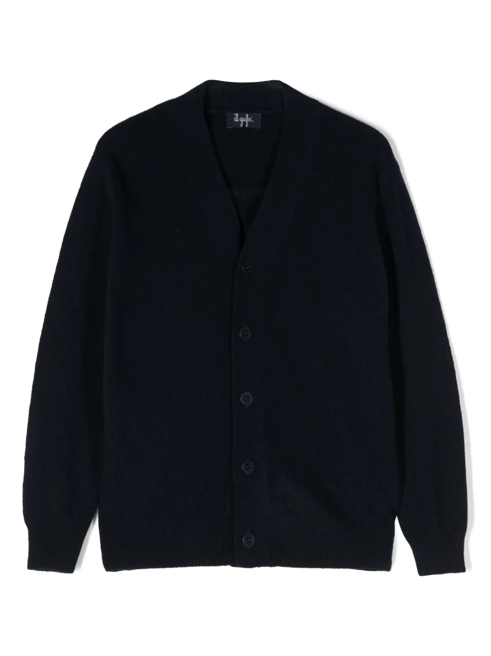Il Gufo Vest met V-hals Blauw