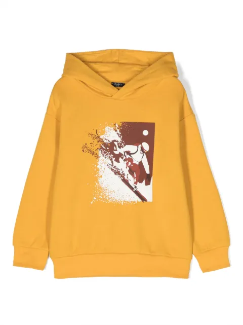 Il Gufo graphic-print cotton hoodie 