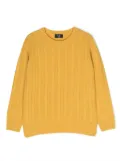 Il Gufo cable-knit virgin-wool jumper - Yellow