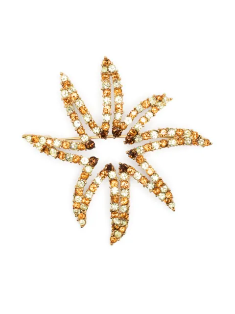 Givenchy Pre-Owned 1990s rhinestone-embellished starfish brooch