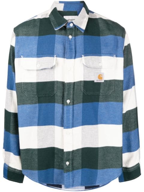 Carhartt WIP - striped cotton shirt