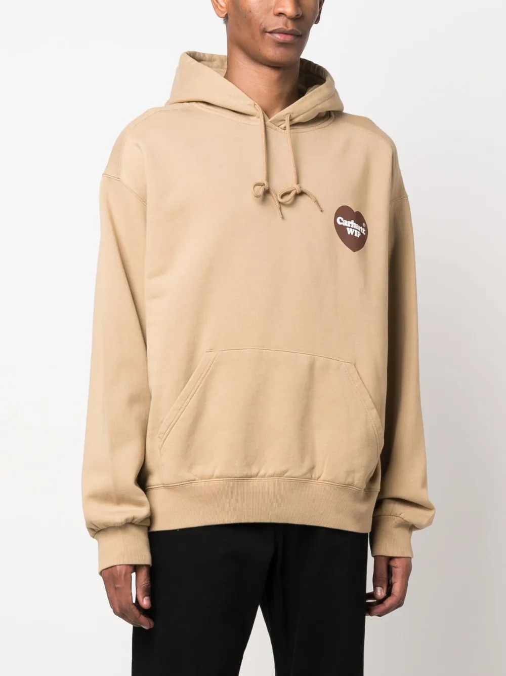 Carhartt WIP logo-print Cotton Hoodie - Farfetch