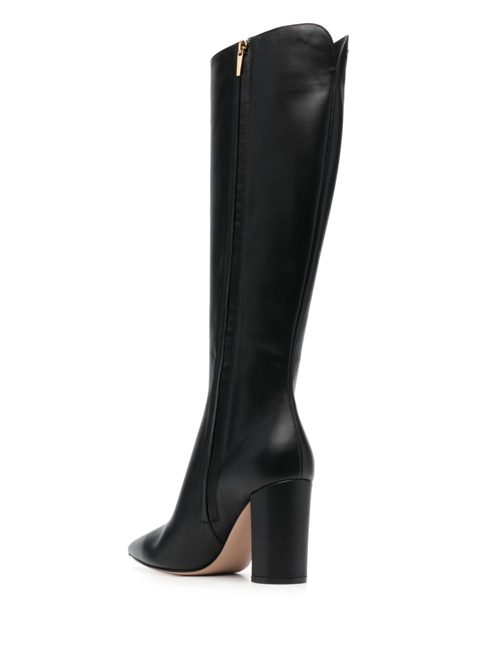 Affordable Gianvito Rossi 90mm point-toe leather boots Women