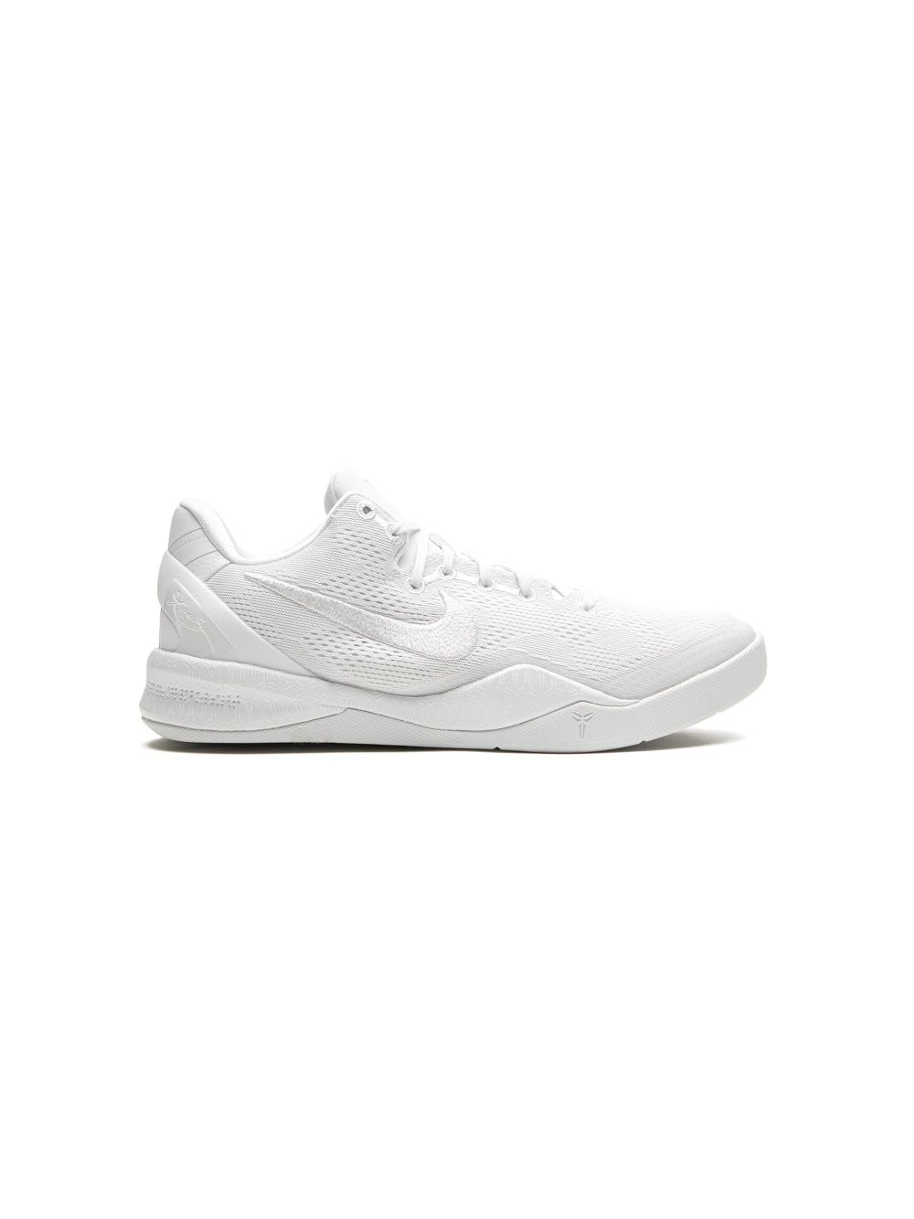 Shop Nike Kobe 8 Protro "triple White" Sneakers