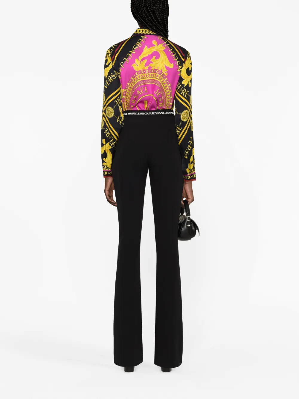 Versace Jeans Couture Hemd Mit Couture-print In Black